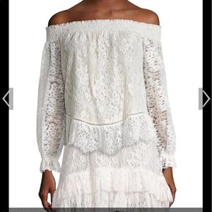 Loveshackfancy Love Shack Fancy XS Lace top skirt